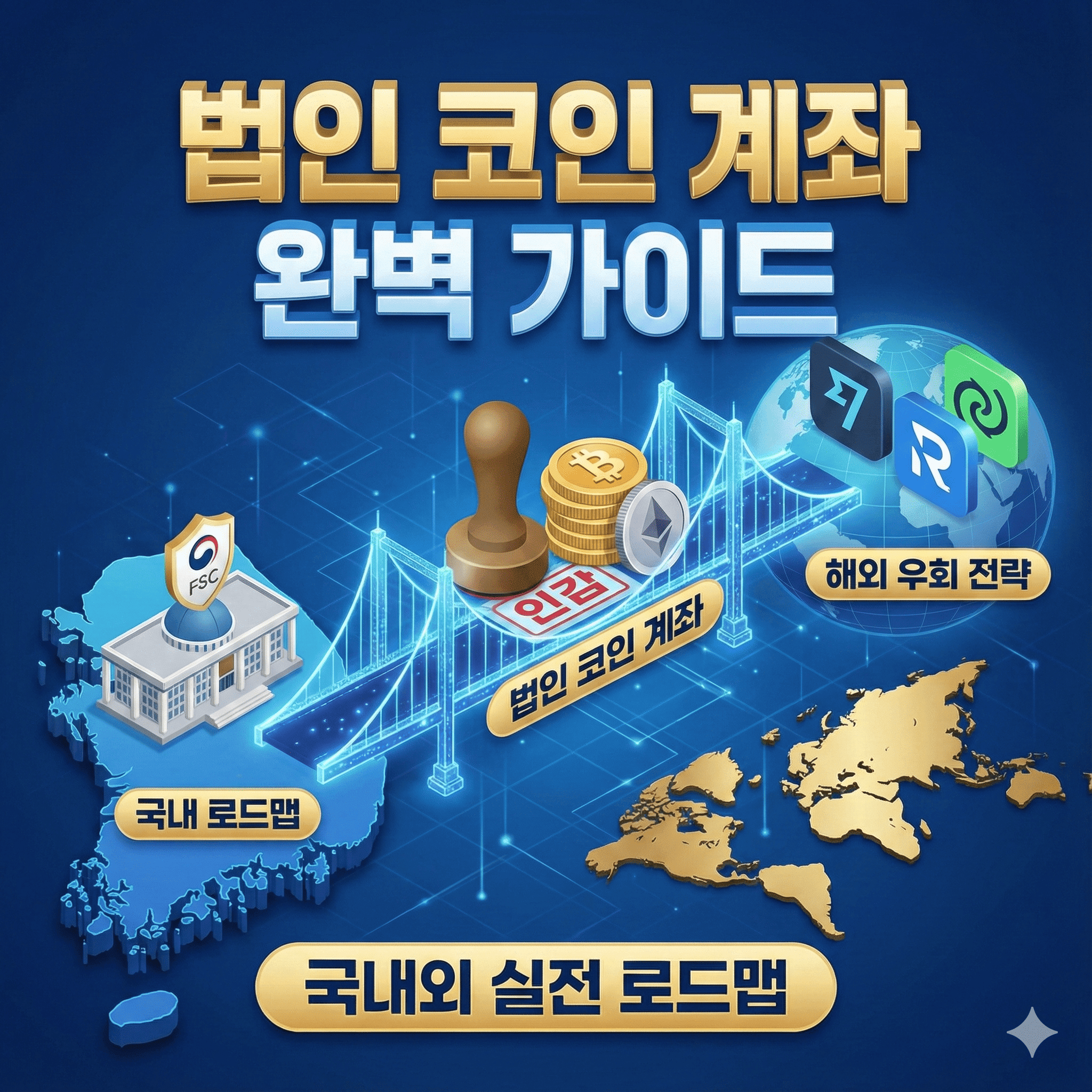 법인 코인 계좌 개설 가이드: 국내 로드맵과 해외 우회 전략